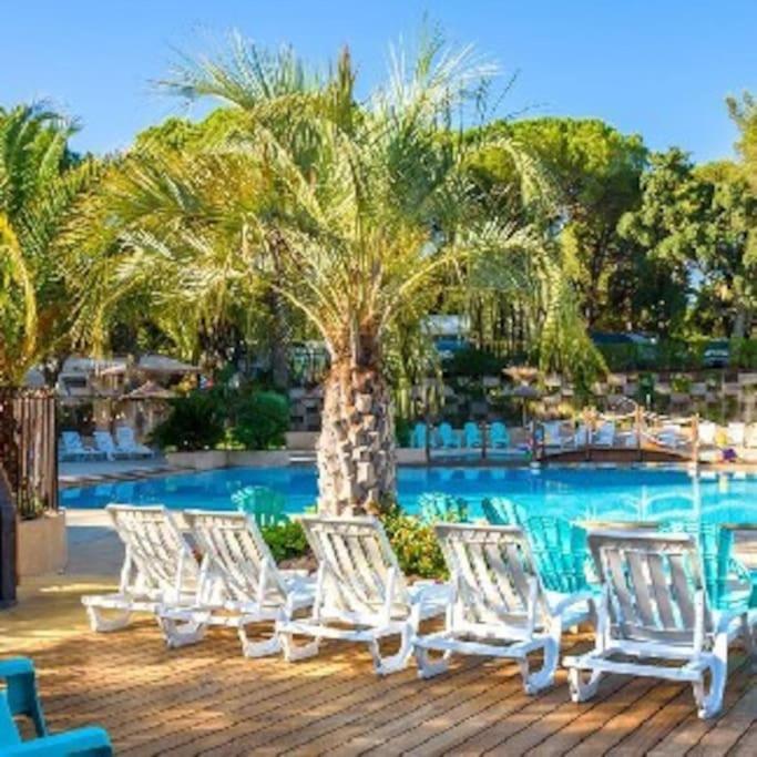 Mobile Home 6-Pers Camping Lei Suves-Cotes D'Azur-Including Airco Roquebrune-sur Argens Exteriör bild