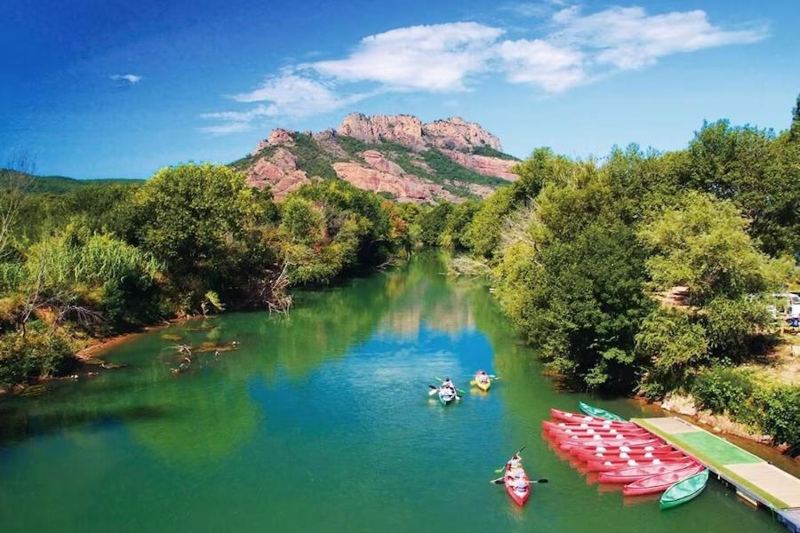 Mobile Home 6-Pers Camping Lei Suves-Cotes D'Azur-Including Airco Roquebrune-sur Argens Exteriör bild